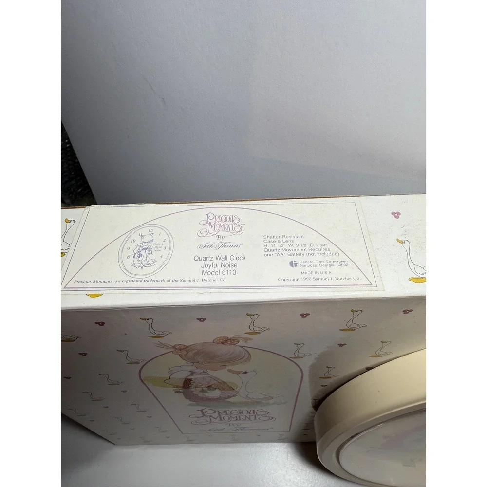Precious Moments Make a Joyful Noise‎ Easy To Read Quartz Wall Clock Model 6113